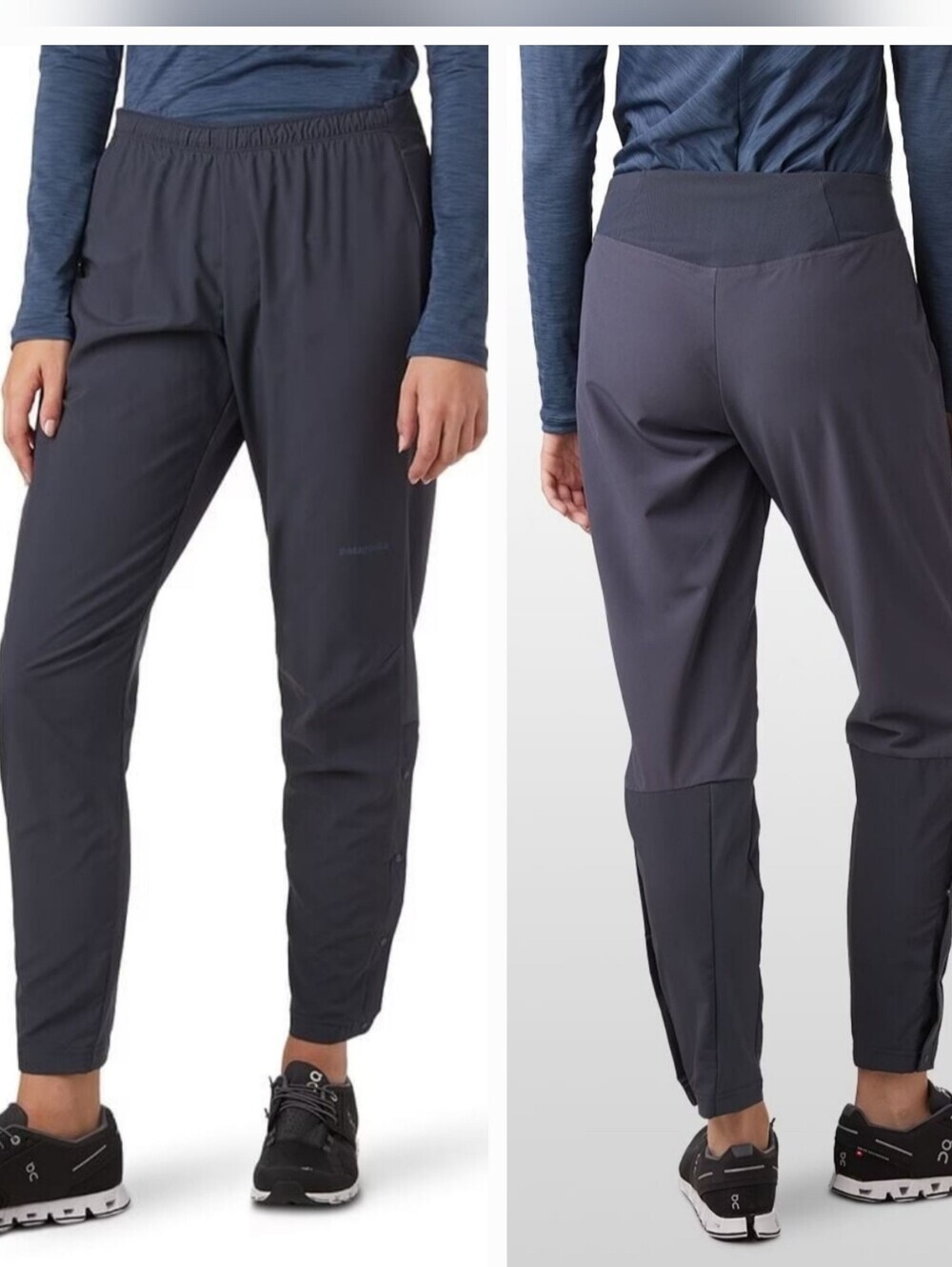 New Patagonia Women's Strider Pro Track Pant Black Lightweight Size XL